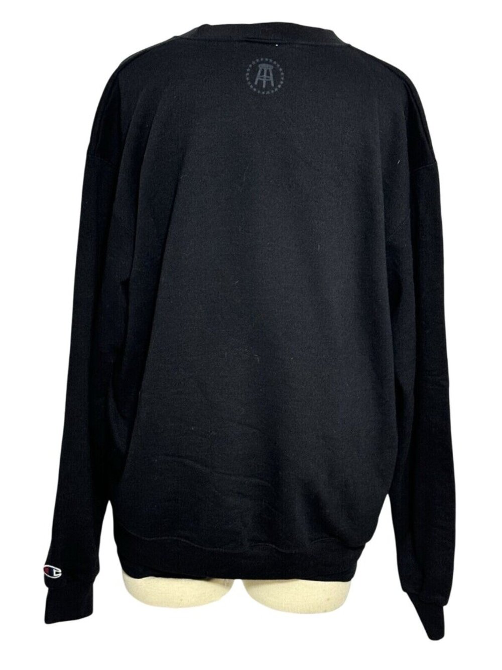 Champion Black "Not A Big Deal" Hockey-Themed Sweatshirt Large - Picture 3 of 5